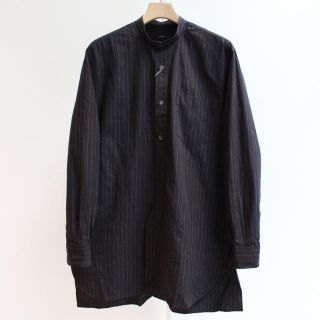 コモリ(COMOLI)の【19AW/希少品】comoli チョークストライプシャツ サイズ 2(シャツ)