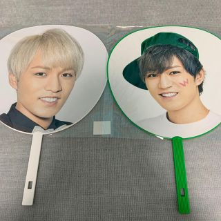 ジャニーズWEST 神山智洋 団扇 セット(アイドルグッズ)