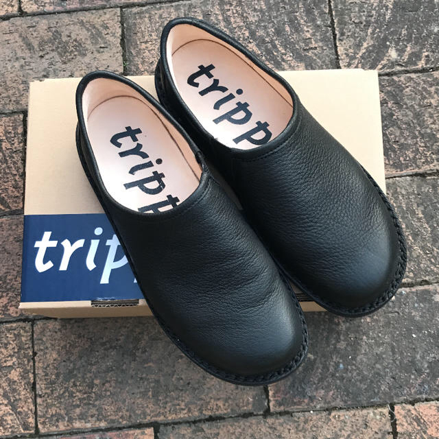 trippen(トリッペン)のトリッペン   trippen yen 38黒 レディースの靴/シューズ(ローファー/革靴)の商品写真
