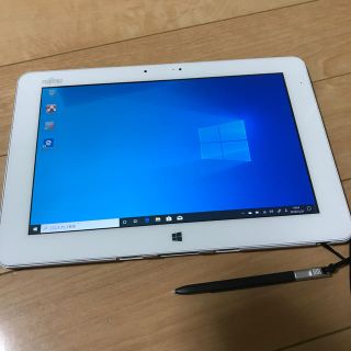 フジツウ(富士通)のARROWS Tab Q584/H Windows10Pro デジタイザペン付(タブレット)