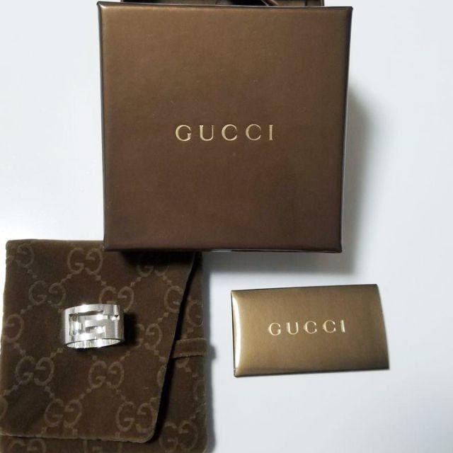 Gucci - ☆新品☆未使用☆Gucci グッチ ブランデッドオープンGリング10号の通販 by mimi's shop