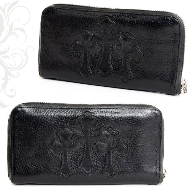 Chrome Hearts - クロムハーツ◆セメタリークロス 長財布◇ブラック黒♡本革レザー十字架の通販 by たまごのお店🌈