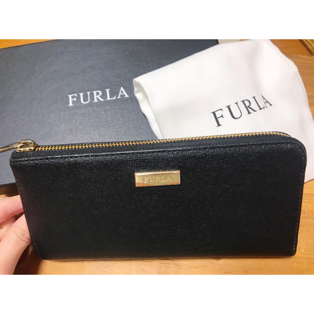 Furla - FURLA 黒 長財布の通販 by ayaka's shop