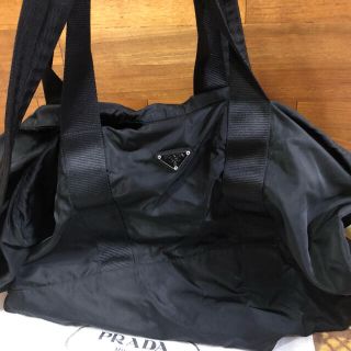 プラダ(PRADA)のきいろ様専用 美品♡本物 PRADA 黒 ボストンバッグ ショルダー 正規店購入(ボストンバッグ)