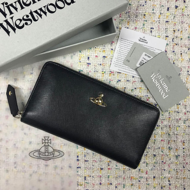 スーパー オーシャン44 | Vivienne Westwood - ◆クリスマスセール　Vivienne Westwood 長財布 無地　ブラックの通販 by 橘's shop