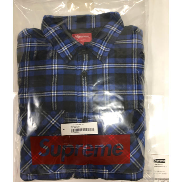 【XL】 Arc Logo Quilted Flannel Shirt 1