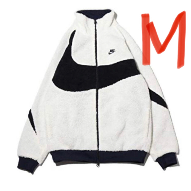 NIKE FULL ZIP JKT ナイキ ボアジャケット ホワイト 白 M