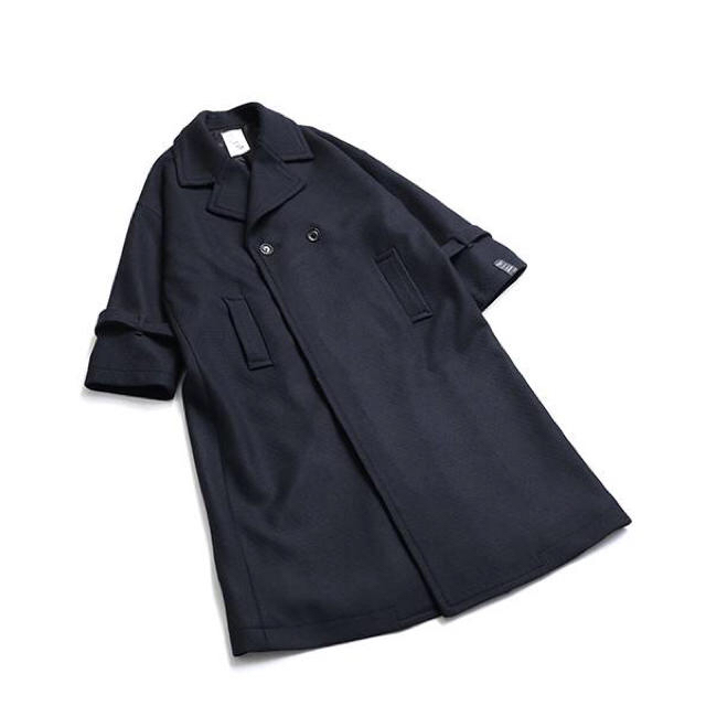 SHAREEF(シャリーフ)のシャリーフ CASHMERE MELTON LONG COAT メンズのジャケット/アウター(チェスターコート)の商品写真