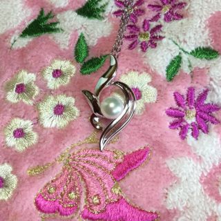 ミキモト(MIKIMOTO)のミキモト  シルバー パールネックレス(ネックレス)