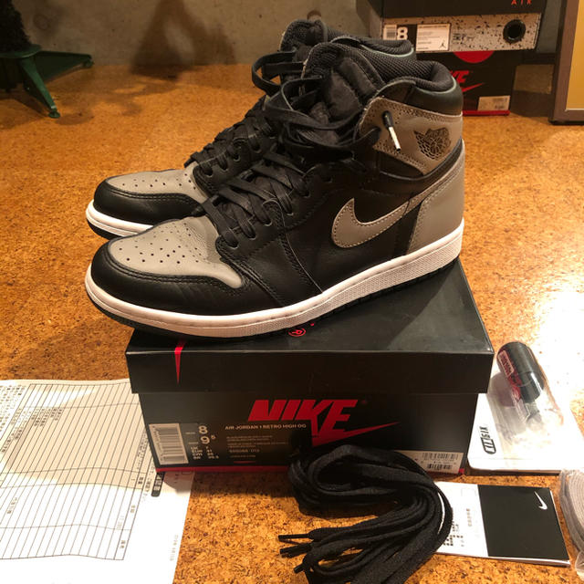 NIKE AIR JORDAN 1 RETRO HI OG SHADOW26cm