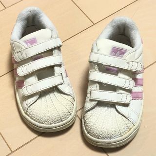 アディダス(adidas)のアディダス スニーカー 14cm ピンク(スニーカー)