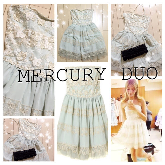 MERCURYDUO(マーキュリーデュオ)のローラ着用♡MERCURY人気ミニワンピ レディースのワンピース(ミニワンピース)の商品写真