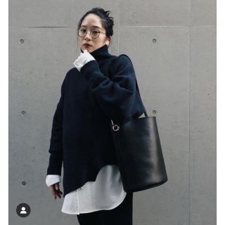 RIM.ARKリムアーク leatherbucketbag 2wayバケツバッグ-