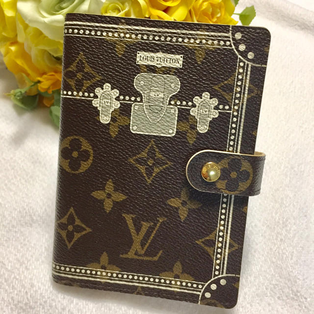 LOUIS VUITTON(ルイヴィトン)の新品同様☆確実正規品☆レア☆トランク風ルイヴィトン 手帳カバー レディースのファッション小物(その他)の商品写真