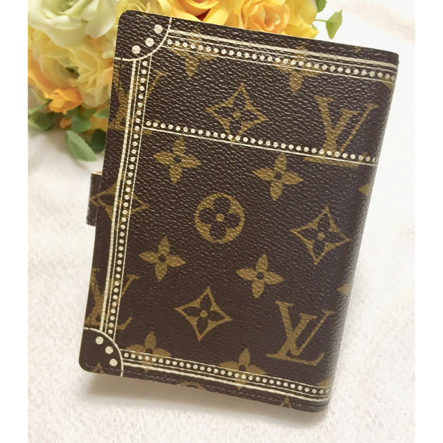 LOUIS VUITTON(ルイヴィトン)の新品同様☆確実正規品☆レア☆トランク風ルイヴィトン 手帳カバー レディースのファッション小物(その他)の商品写真