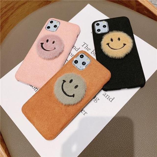 【iPhone対応】iPhoneケース ニコちゃん スマイル スマホ/家電/カメラのスマホアクセサリー(iPhoneケース)の商品写真