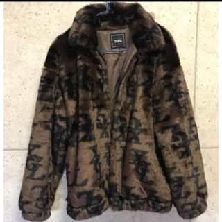 エックスガール(X-girl)のX-girl MONOGRAM FUR COACH JACKET(毛皮/ファーコート)