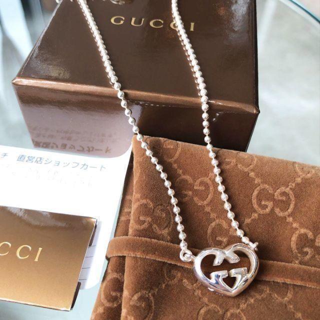 Gucci - ☆新品☆未使用☆グッチ　ハートシェープインターロッキングGモチーフペンダントの通販 by mimi's shop