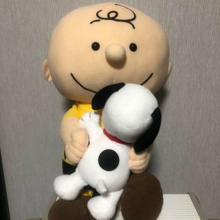 スヌーピー(SNOOPY)のチャーリーブラウン　スヌーピー抱っこぬいぐるみ(ぬいぐるみ)