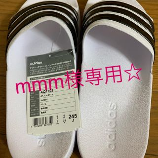 アディダス(adidas)のadidasラインスライドサンダル(サンダル)