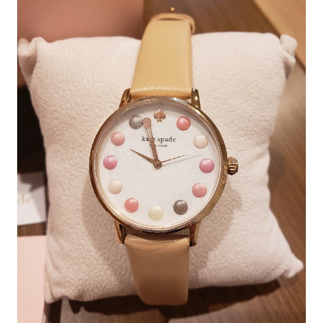 【新品未使用】kate spade 腕時計 メイクアップパレット メトロ ドット