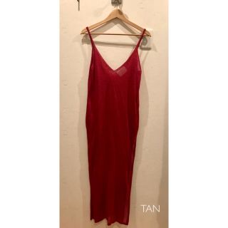 ミッドウエスト(MIDWEST)のTAN knit camisole dress(ニット/セーター)