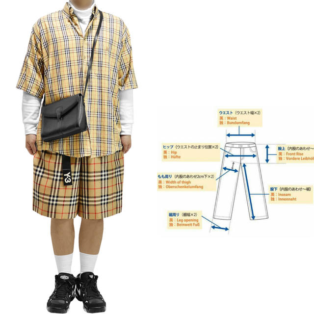 ☆BURBERRY☆バーバリー☆ノバチェック ショートパンツ☆ウール
