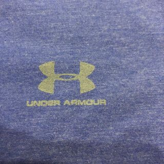 アンダーアーマー(UNDER ARMOUR)のアンダーアーマー　青Tシャツ　サイズSM (Tシャツ/カットソー(半袖/袖なし))