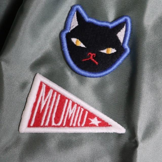 miumiu 猫ワッペン スタジャン 魅力的な価格 www.corpstation.com