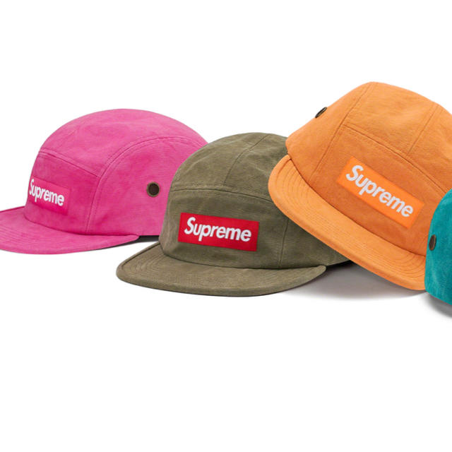 Supreme Washed Canvas Camp Cap