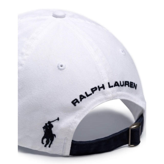 POLO RALPH LAUREN(ポロラルフローレン)のpolo sport ポロスポーツ ベースボールキャップ 白 新品未使用 メンズの帽子(キャップ)の商品写真