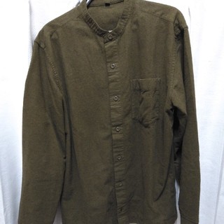 ムジルシリョウヒン(MUJI (無印良品))の無印良品　新疆綿フランネルスタンドカラーシャツ(シャツ)