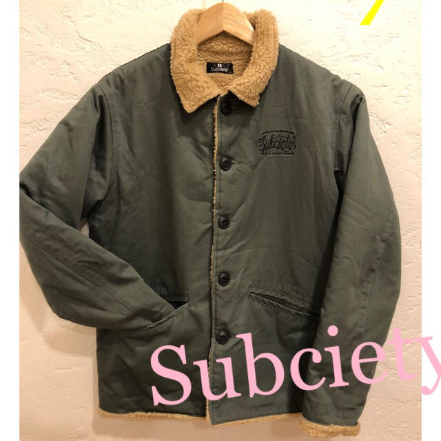 Subciety(サブサエティ)の大人気ストリートブランド！サブサエティ ボア ジャケット メンズのジャケット/アウター(ブルゾン)の商品写真