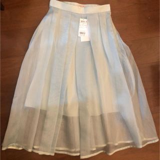 トッカ(TOCCA)の新品TOCCA [Enlee] AIRY LINEN ORGANDY スカート(ひざ丈スカート)