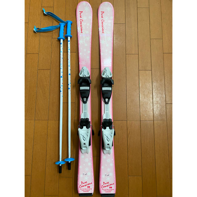 子供用　スキー板　ストック スポーツ/アウトドアのスキー(板)の商品写真