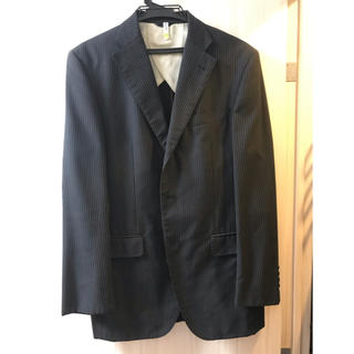 スーツカンパニー(THE SUIT COMPANY)のSUIT SELECT スーツ ブラック ストライプ ツーパンツ(セットアップ)