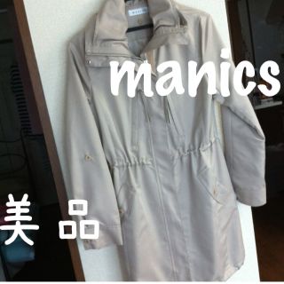 マニックス(manics)のmanics♥着用一度のみ♥コート(ロングコート)