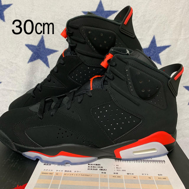  AIR JORDAN 6 INFRA RED 30 メンズの靴/シューズ(スニーカー)の商品写真