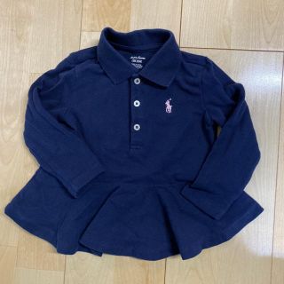 ポロラルフローレン(POLO RALPH LAUREN)の試着のみの美品★ラルフローレン★ヘプラムポロシャツ(シャツ/カットソー)