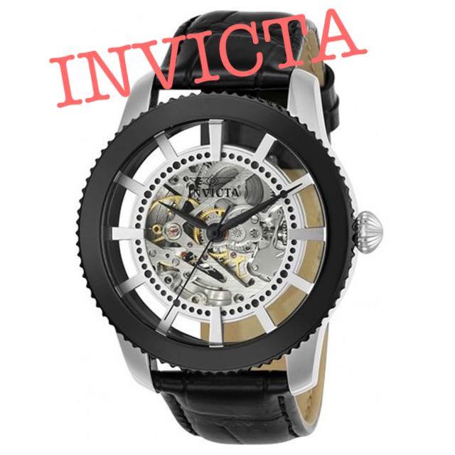 シャネル j12 クロノ グラフ / INVICTA - Invicta 自動巻き スケルトン ビンテージ 革ベルト 新品 未使用の通販 by Time machine's shop