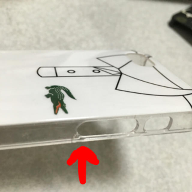 LACOSTE(ラコステ)のLACOSTE iPhone5sケース スマホ/家電/カメラのスマホアクセサリー(モバイルケース/カバー)の商品写真