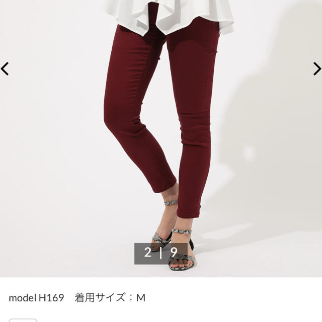 AZUL by moussy(アズールバイマウジー)のAZUL by moussy カラースキニー レディースのパンツ(スキニーパンツ)の商品写真