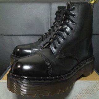 ドクターマーチン(Dr.Martens)の【激レア】Dr.Martens 英国製 クレイジーボム UK9 厚底 8ホール(ブーツ)