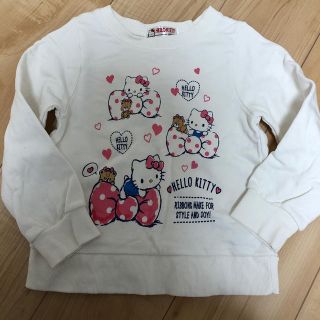 ハローキティ(ハローキティ)のハローキティ　裏毛トレーナー120 (Tシャツ/カットソー)