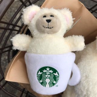 スターバックスコーヒー(Starbucks Coffee)のスターバックス ベアリスタ 2020 ネズミ キーホルダー ミニサイズ(ぬいぐるみ/人形)