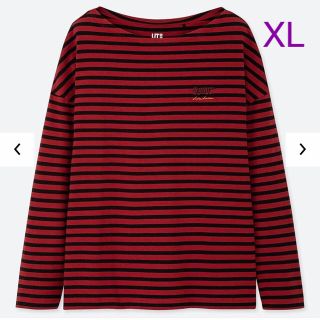 ユニクロ(UNIQLO)のユニクロ リサ・ラーソン グラフィック Tシャツ XLサイズ／レッド 新品！(Tシャツ(長袖/七分))