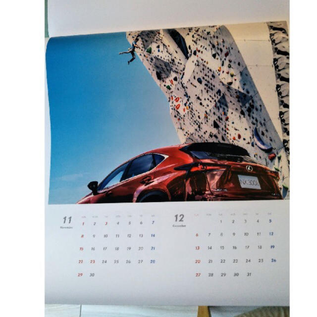 トヨタ(トヨタ)のレクサス カレンダー　2020 インテリア/住まい/日用品の文房具(カレンダー/スケジュール)の商品写真
