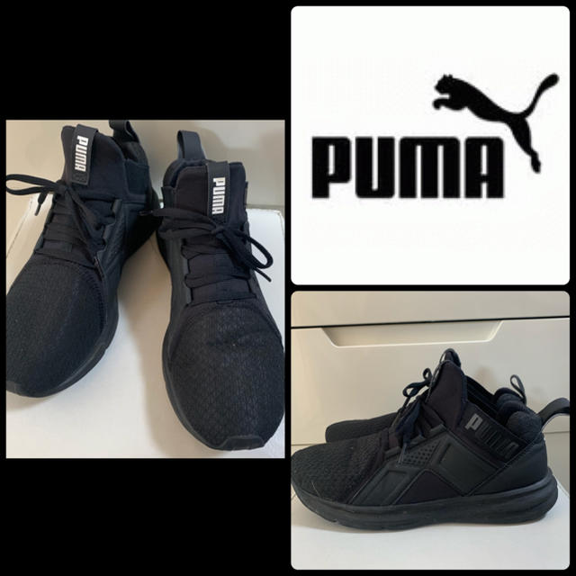 PUMA(プーマ)のプーマ　ブラックジャージー  スニーカー レディースの靴/シューズ(スニーカー)の商品写真