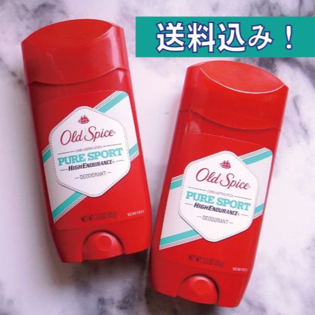 P&G(ピーアンドジー)の【2本セット★送料込★】オールドスパイス　ピュアスポーツ 85ｇ コスメ/美容のボディケア(制汗/デオドラント剤)の商品写真