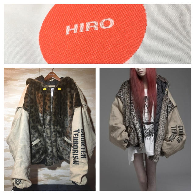 HIRO ヒロ 現KIDILL キディル レオパードキルティングジャケット メンズのジャケット/アウター(ブルゾン)の商品写真
